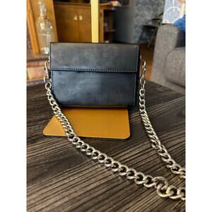 Urban Outfitters Chunky Silver Chain Mini Magnetic Closure Bag